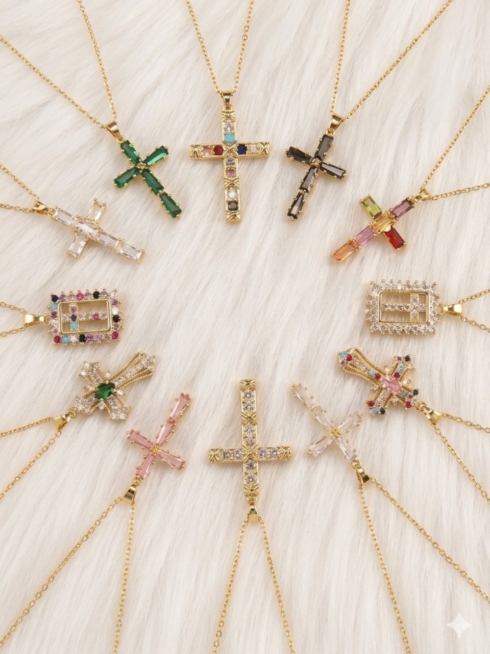 Cross Necklaces In Stainless Steel